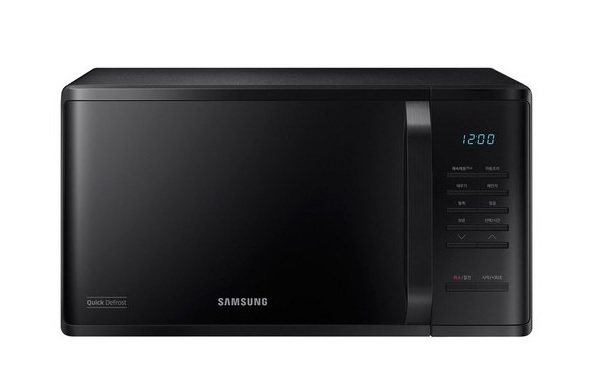 삼성전자 세라믹 전자레인지 블랙 버튼식 23L